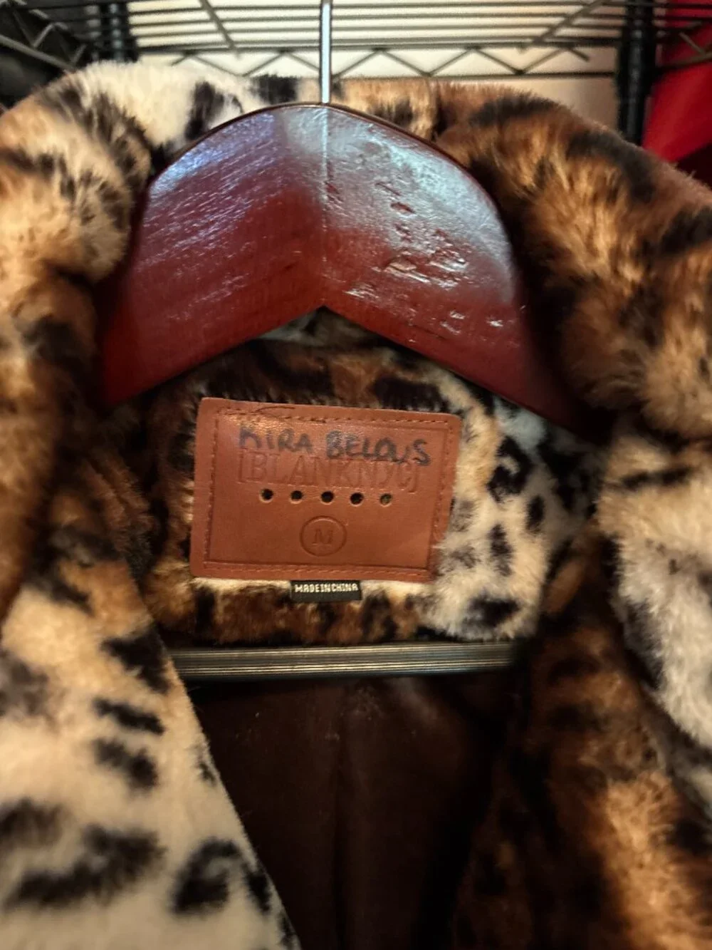 BlankNYC Girls Faux Fur Leopard Print Jacket Size Medium | Ultra Soft Plush Coat